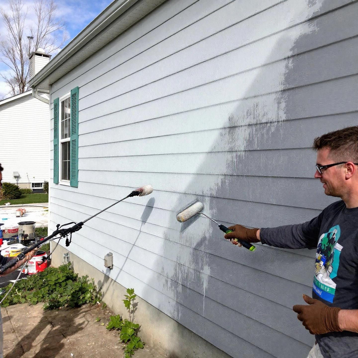 proper cleaning and painting methods for aluminum siding