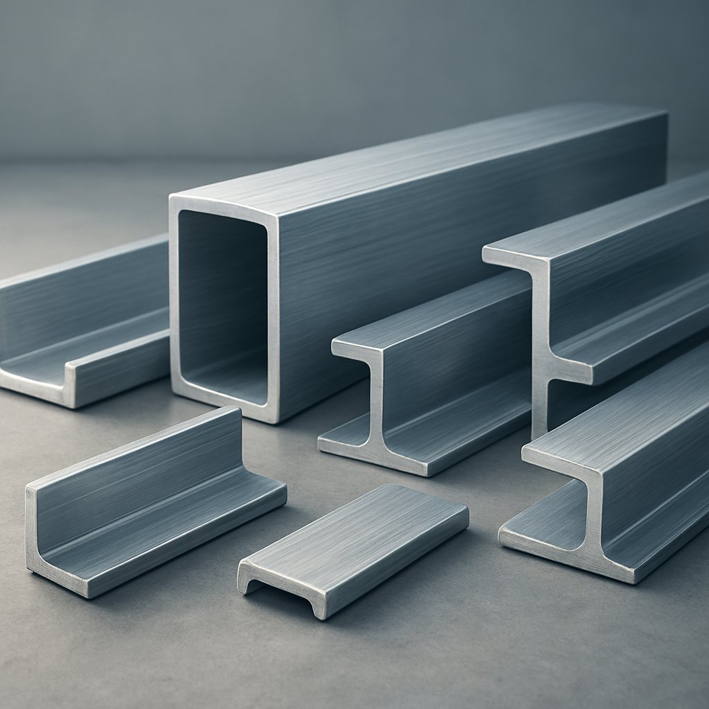 aluminum section shapes for framing trim and enclosure projects