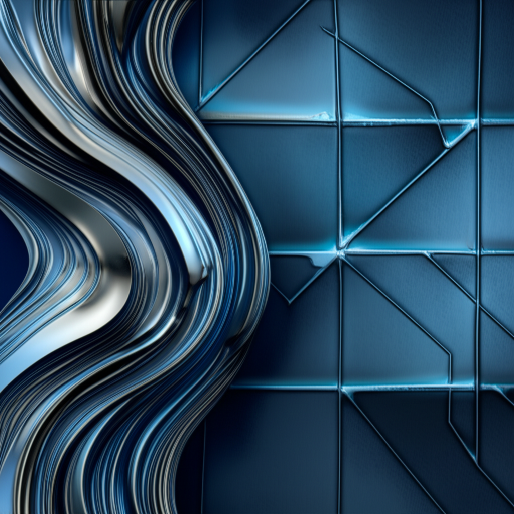 conceptual illustration comparing the internal grain structure of forged metal versus the joints of fabricated parts