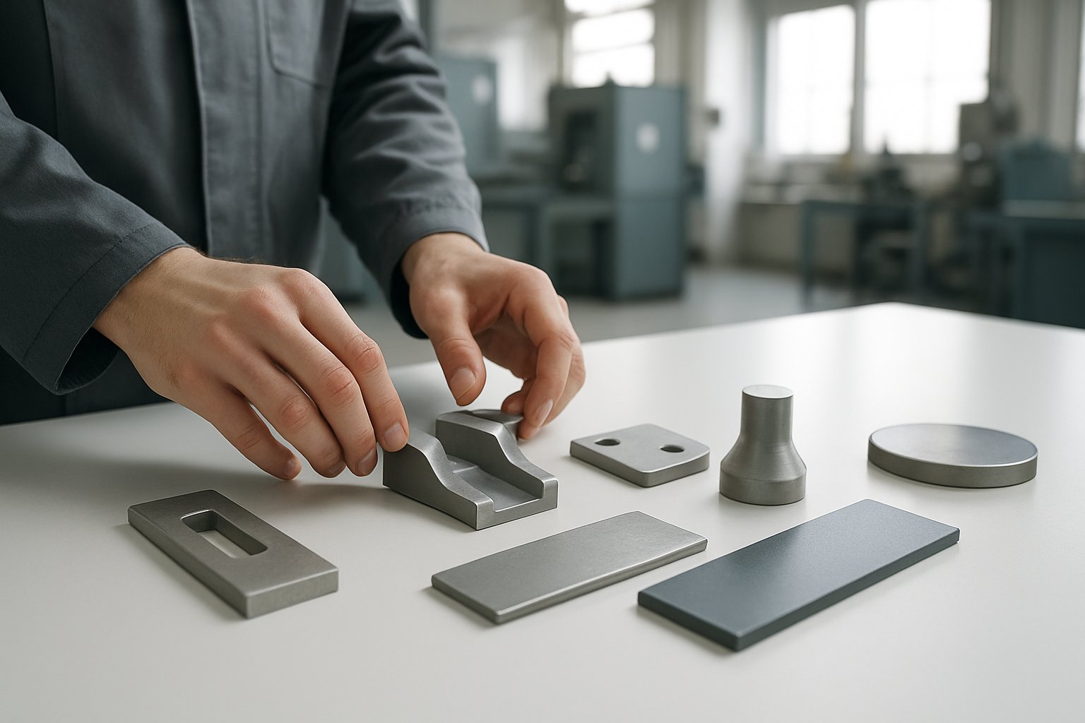 metal selection linked to forming machining and surface treatment