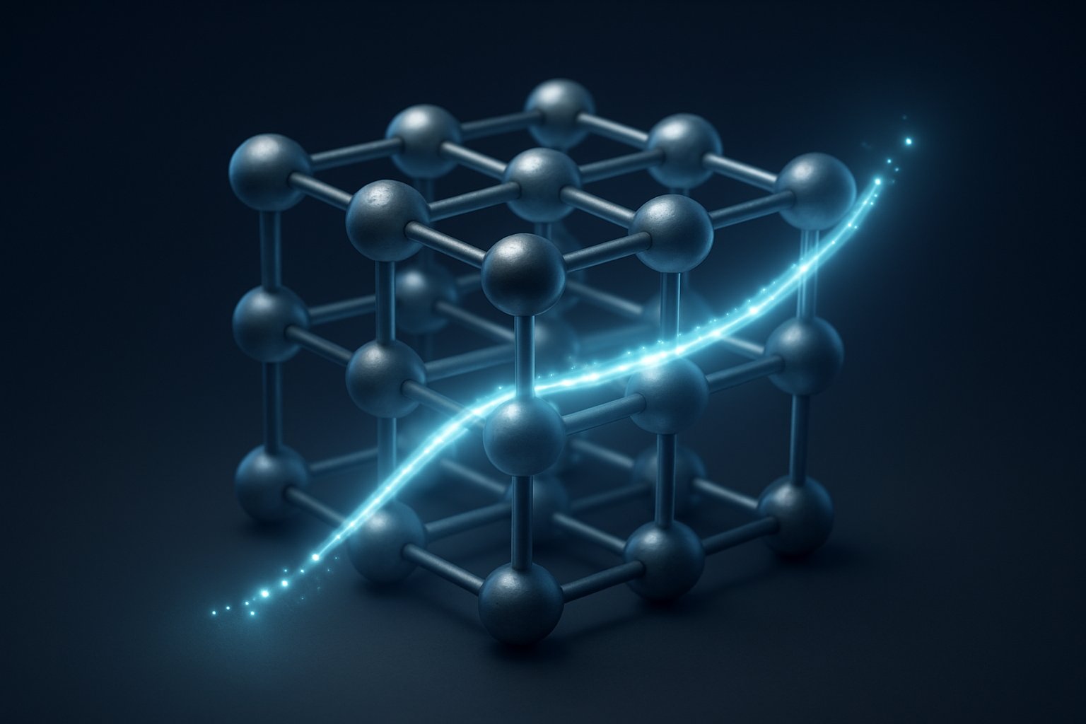 metallic bonding and free electrons in a metal structure