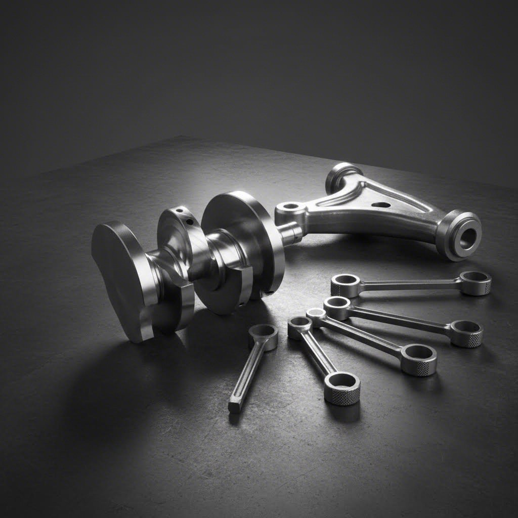 forged crankshafts connecting rods and suspension components deliver reliable performance under extreme stress
