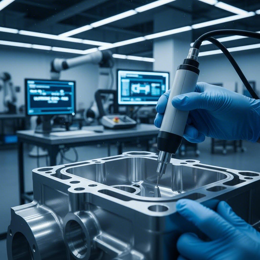 non destructive ultrasonic testing verifies internal integrity of forged automotive components