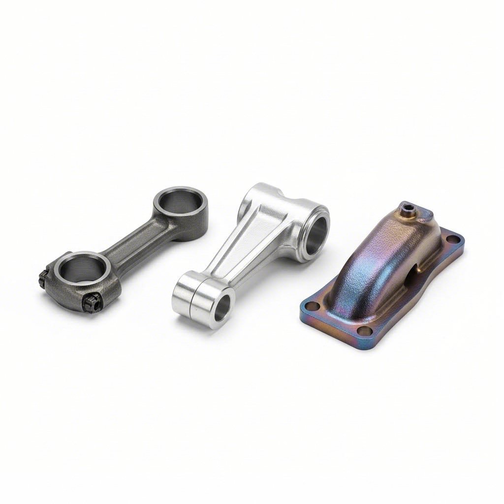 steel aluminum and titanium forgings serve different automotive performance requirements