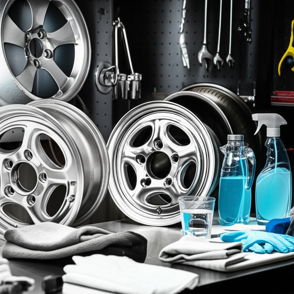 thorough cleaning of aluminum surfaces is the first step to a perfect shine