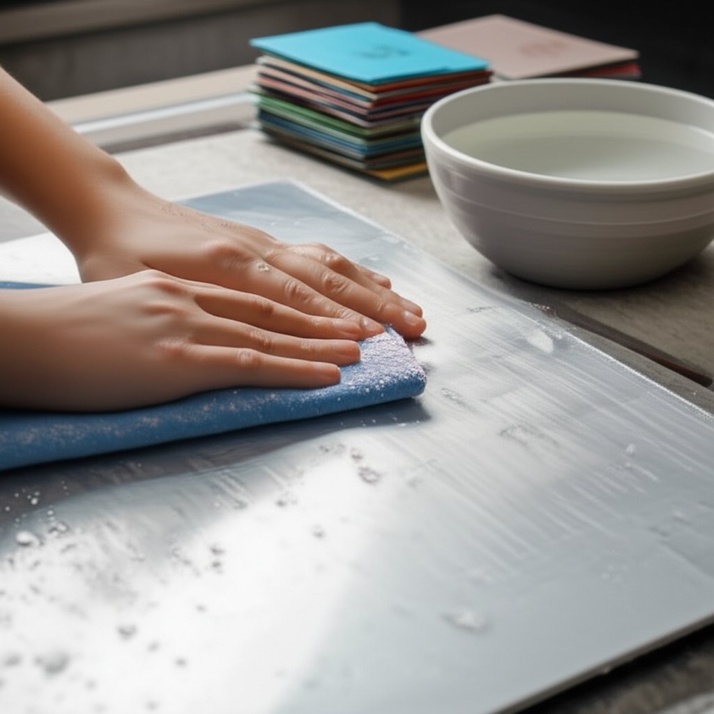 wet sanding aluminum ensures a smooth even surface for polishing