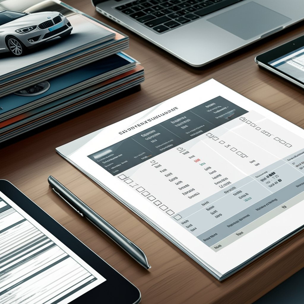 supplier evaluation checklist and comparison framework in automotive sourcing
