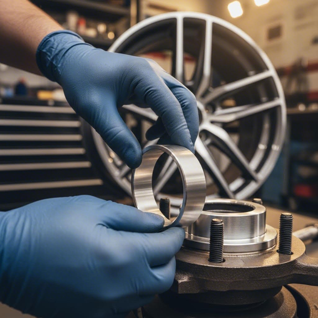 proper hub centric ring installation requires clean surfaces and flush seating