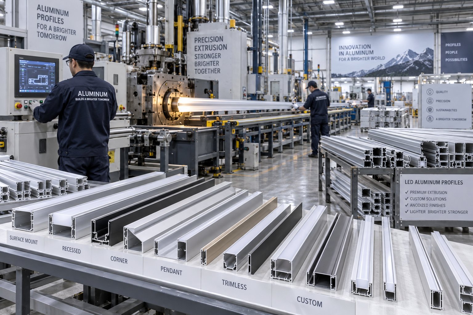 quality led profiles require precision manufacturing and verified aluminum alloy specifications