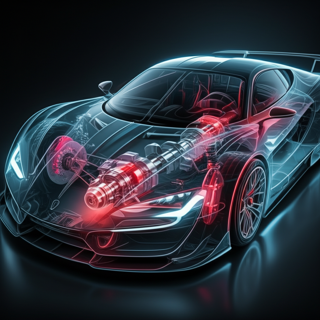 critical forged components in a high performance vehicles engine and chassis