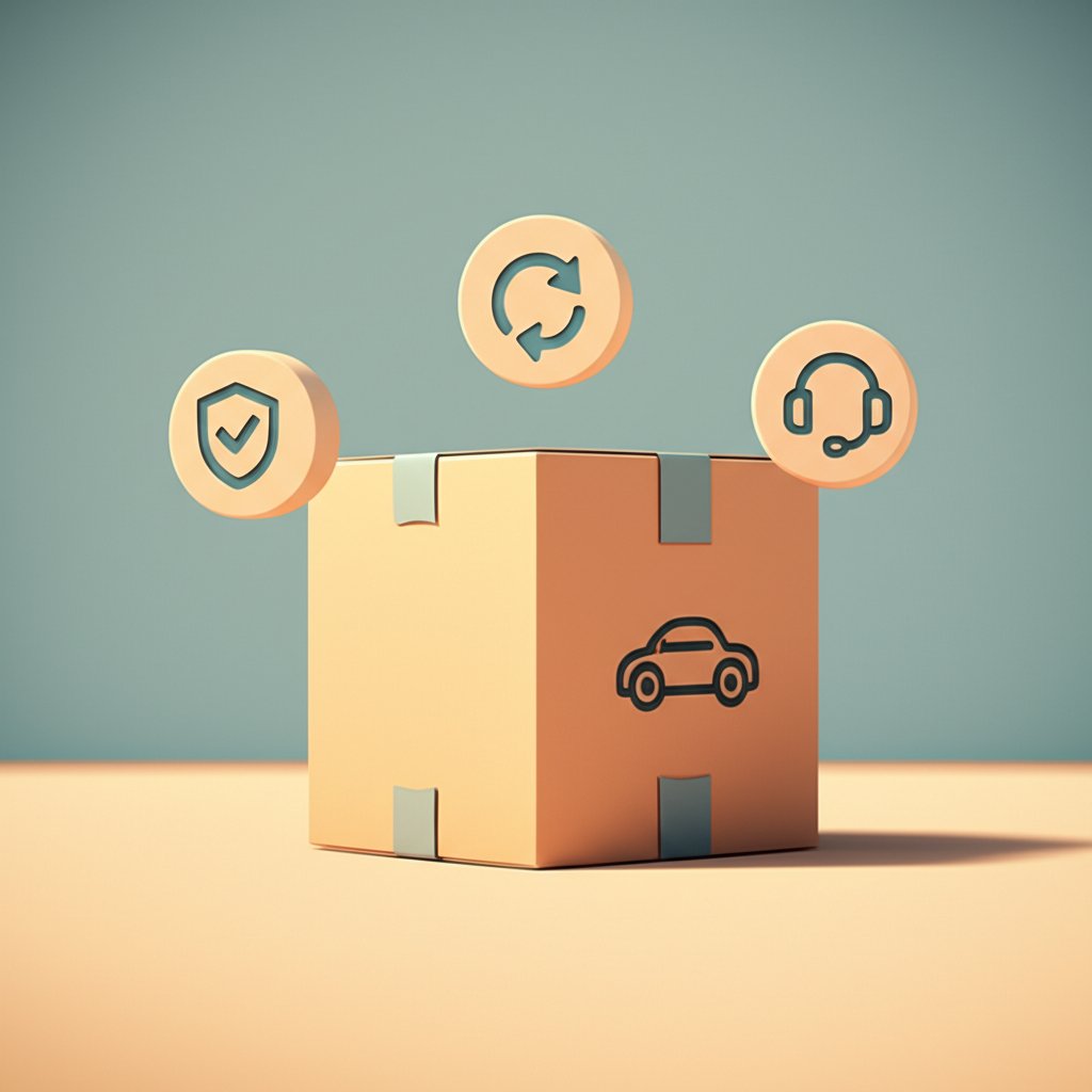 auto parts delivery with warranty and return policy highlights