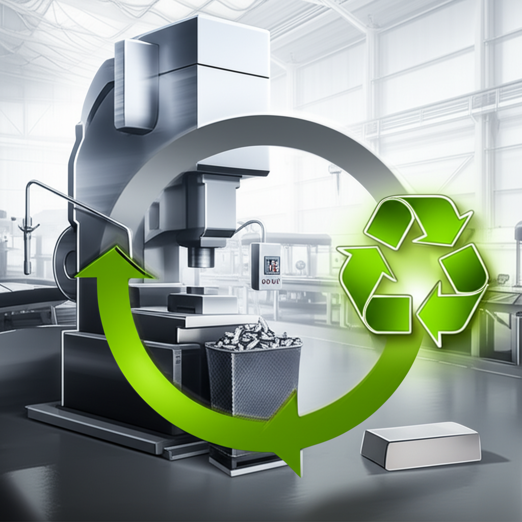 diagram of a circular economy model for sustainable metal forging