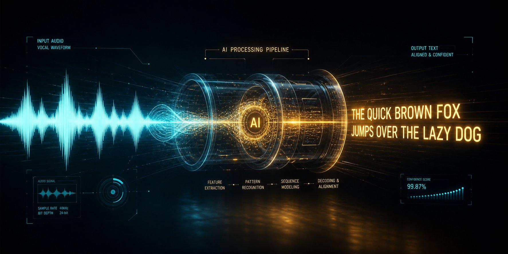 audio file quality and format directly determine how accurately ai tools transcribe and sync song lyrics