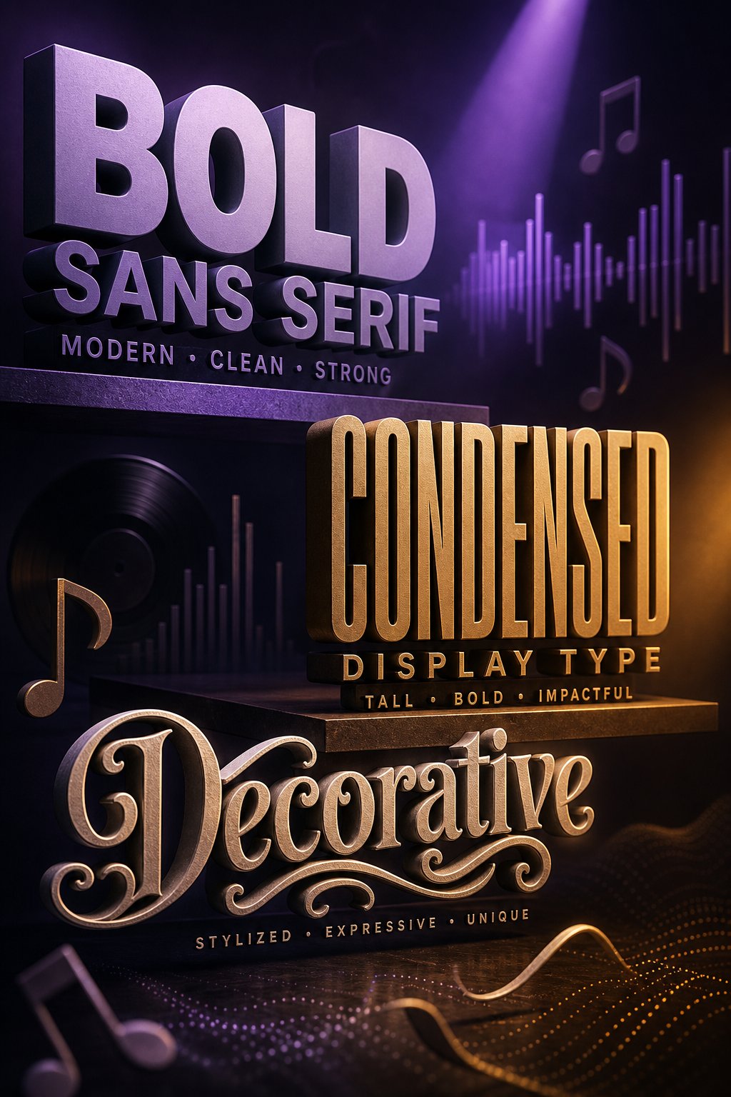 choosing the right font style size and contrast transforms a basic lyric video into professional quality visual content