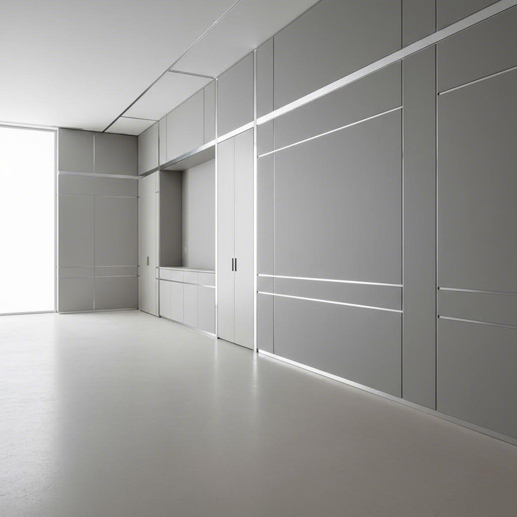 aluminum trim extrusions add refined durable finishing details to modern interior spaces