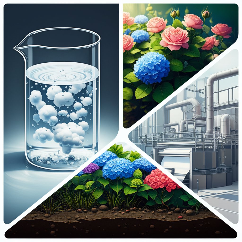 aluminum sulfate connects water purification gardening and industry in everyday life