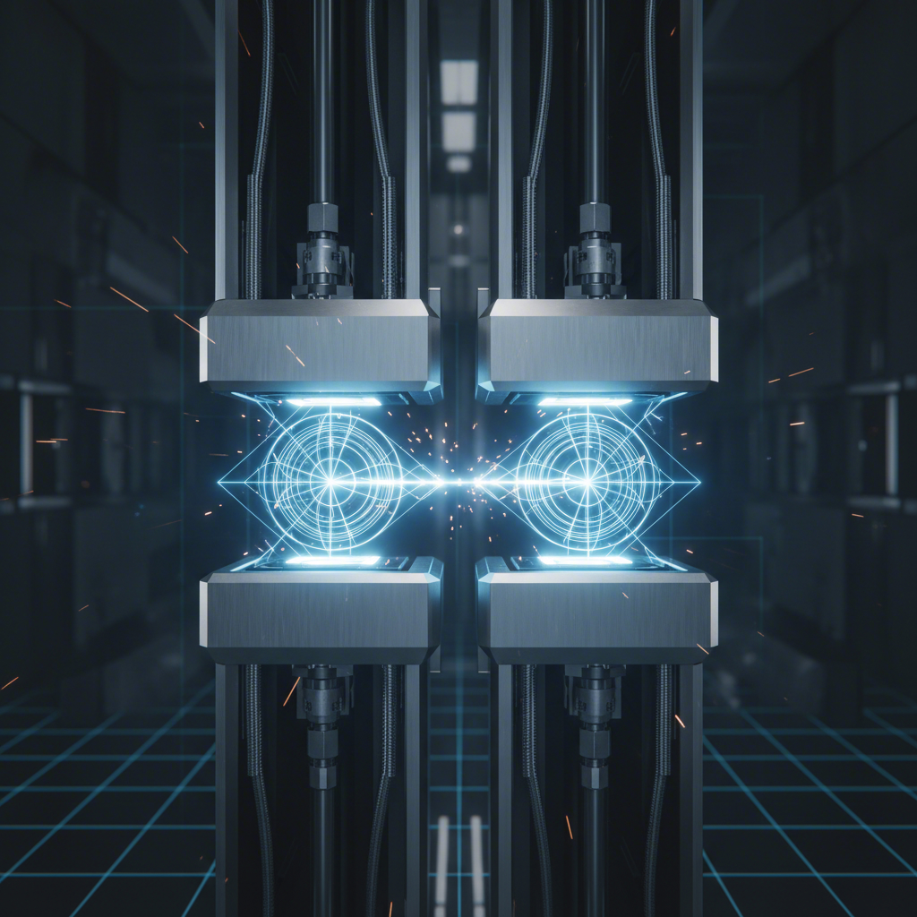 conceptual art illustrating the precision alignment achieved through the die spotting process