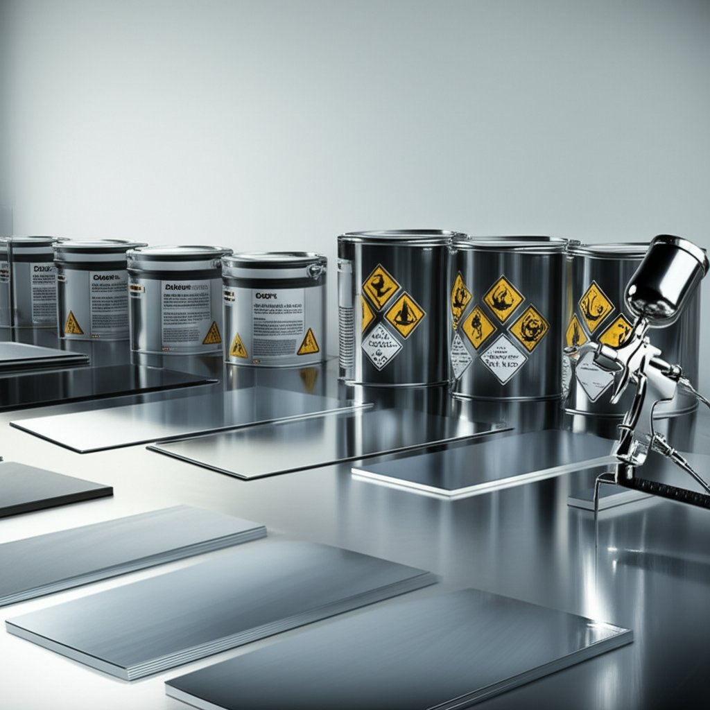 coatings lab setup for selecting resins and carriers for automotive metal parts