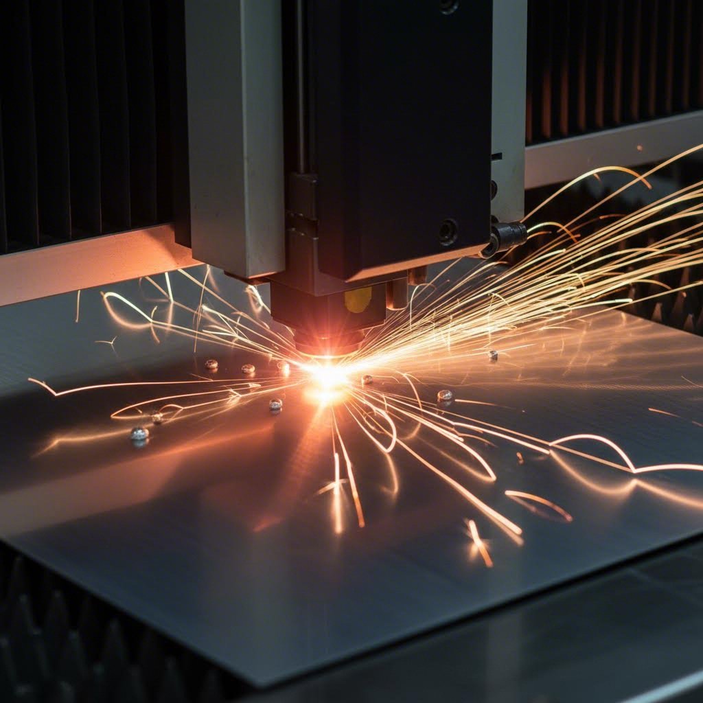 precision laser cutting technology processing aluminum sheet metal components