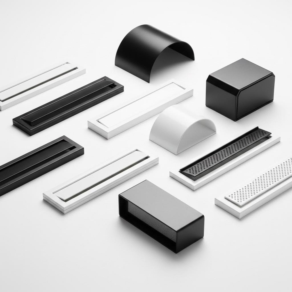 various aluminium trickle vent styles and finish options