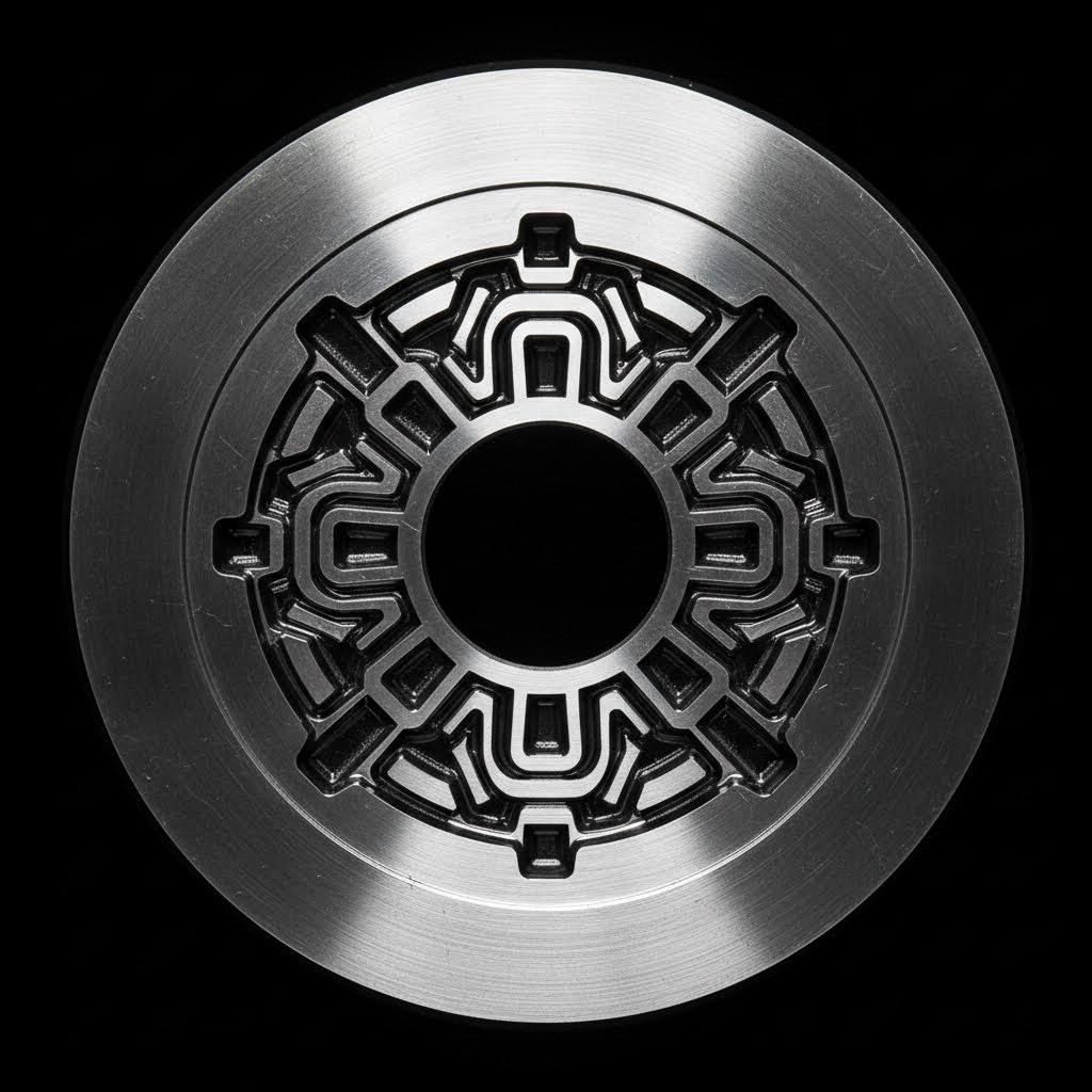 precision machined aluminum extrusion die designed for custom profile production
