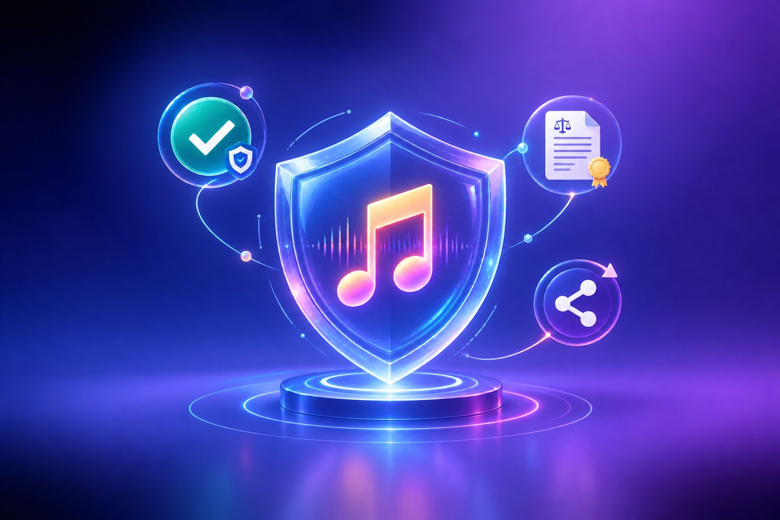 responsible sharing involves proper licensing disclosure and ethical voice model usage