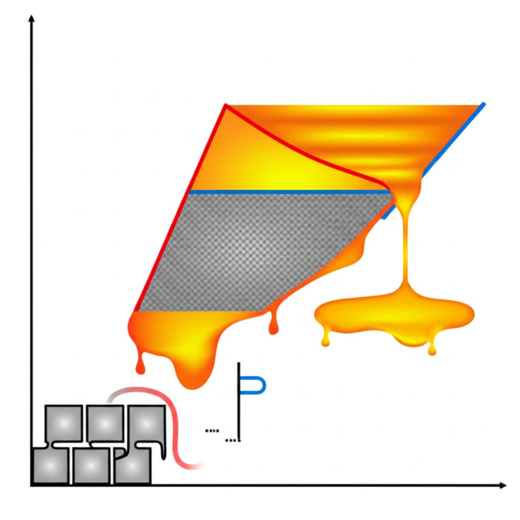 simplified phase diagram showing the melting range of copper zinc alloys