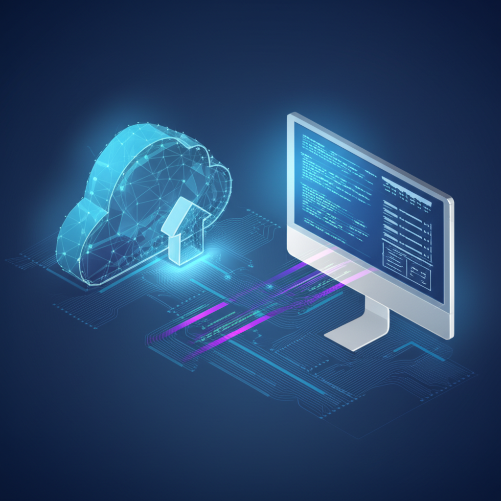 diagram of an instant quoting engine analyzing a 3d model to generate a price