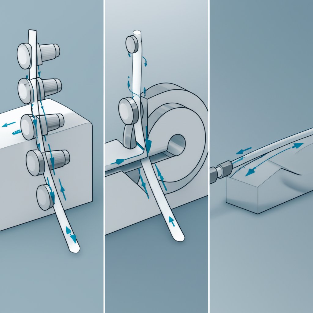 comparison of common methods for bending extruded aluminum profiles