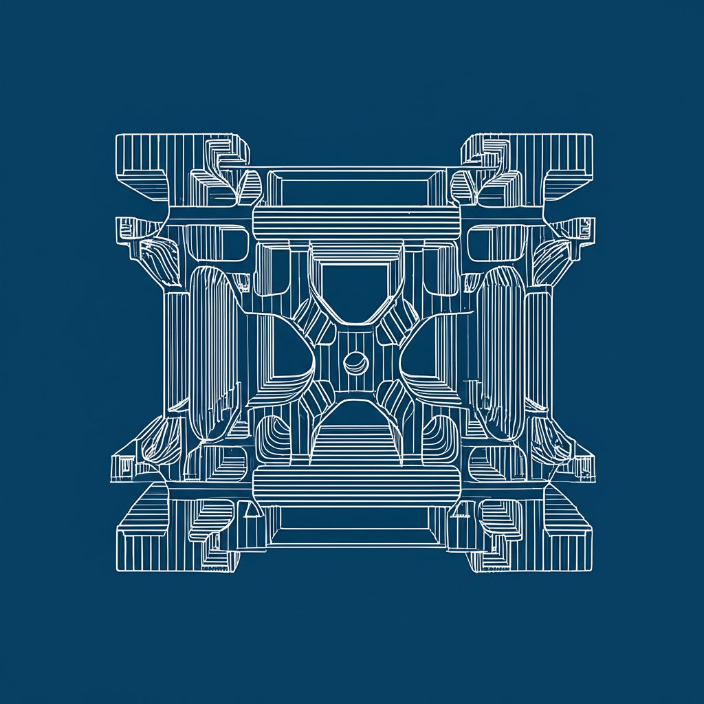 cross section of a multi functional aluminum extrusion profile for automotive use