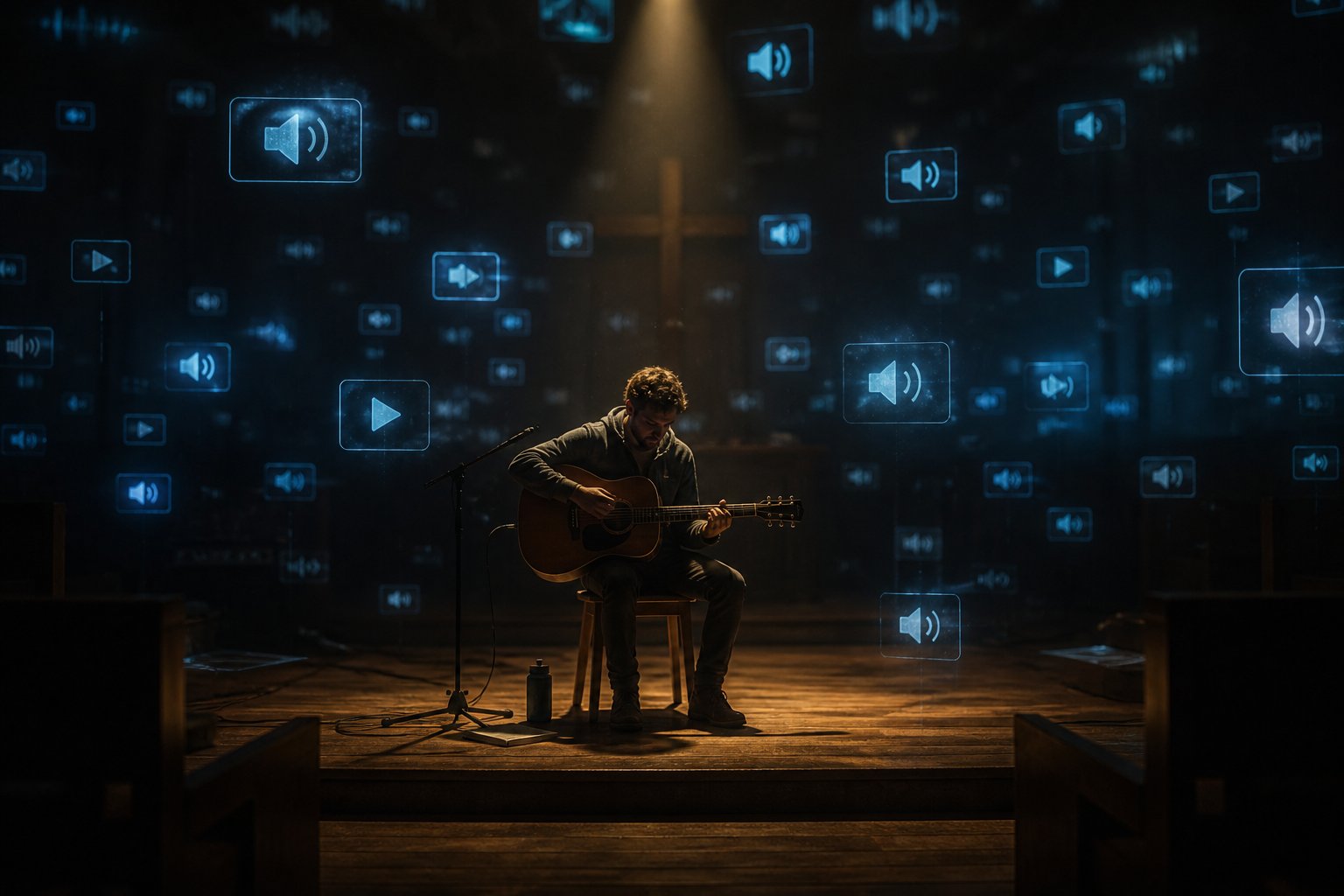 human christian musicians face growing pressure as ai generated tracks flood worship playlists