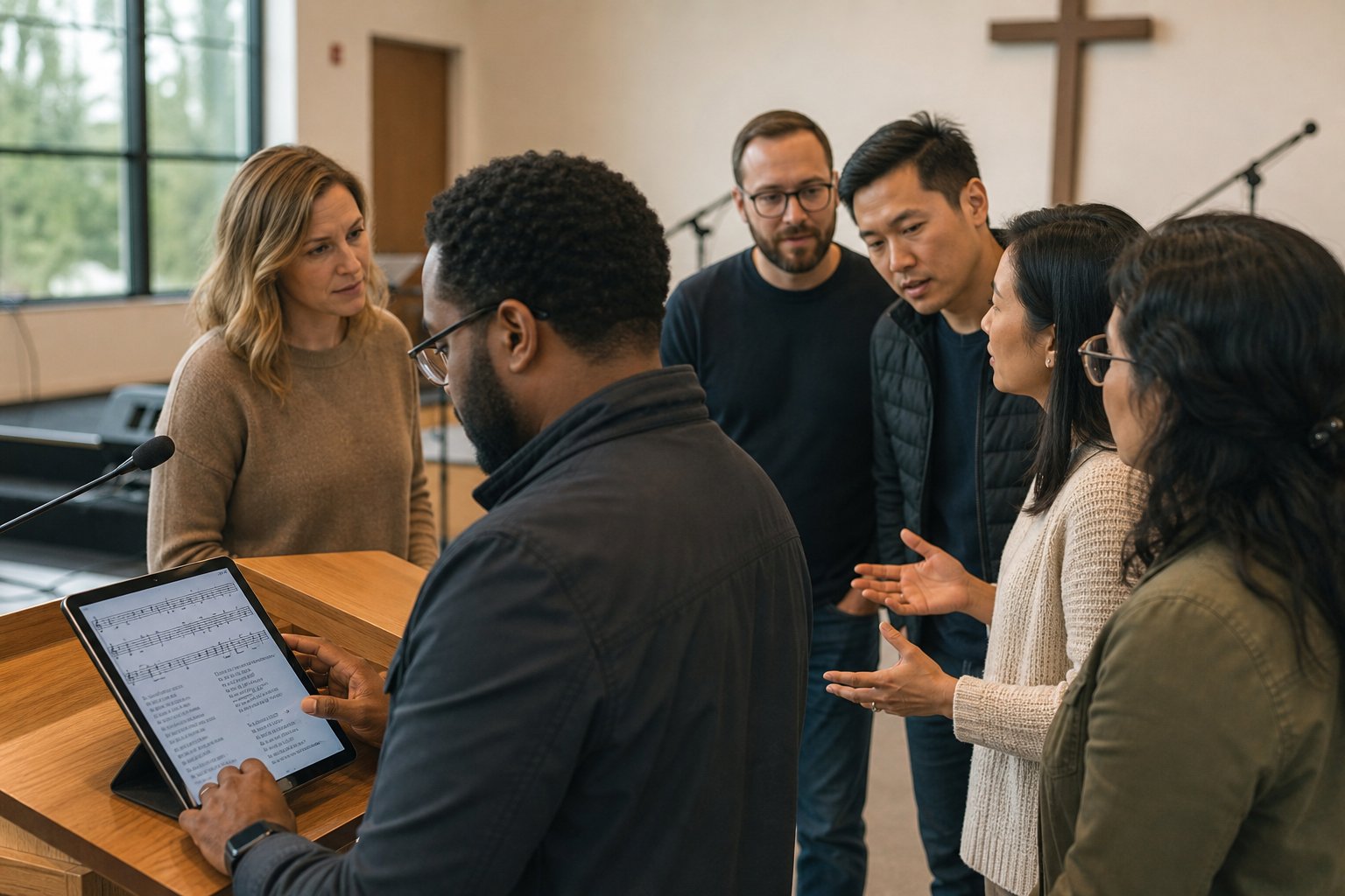 worship leaders can use ai tools wisely by keeping human hearts and church values at the center of every decision