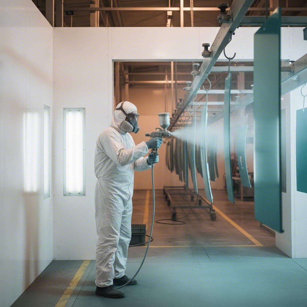 secondary operations like powder coating protect custom cut metal and enhance visual appeal