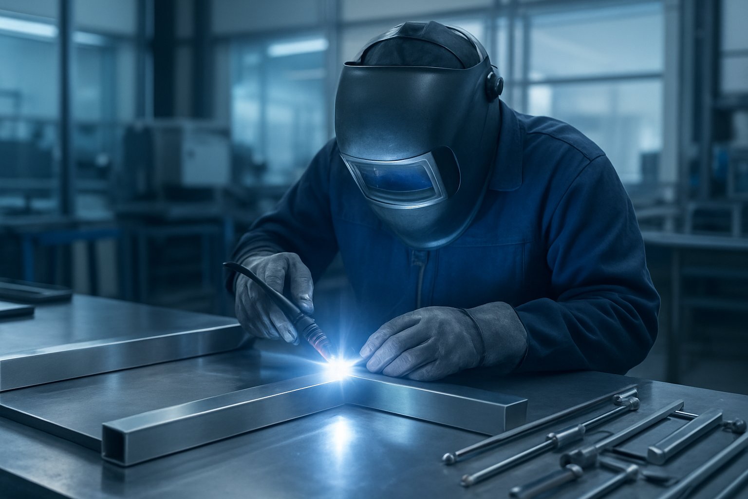 welding stainless steel with clean prep and controlled heat