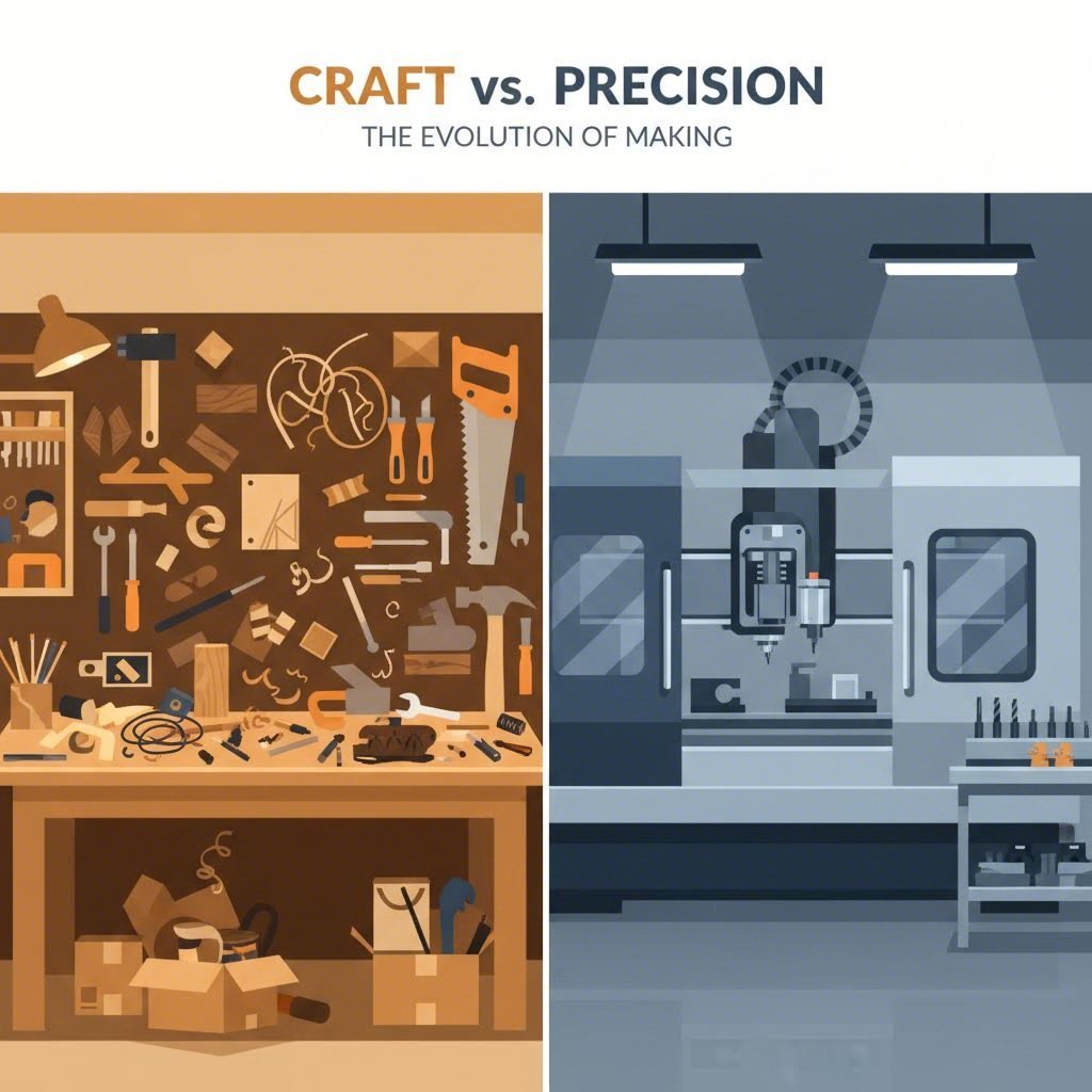 comparing diy cutting setup versus professional cnc machining capabilities
