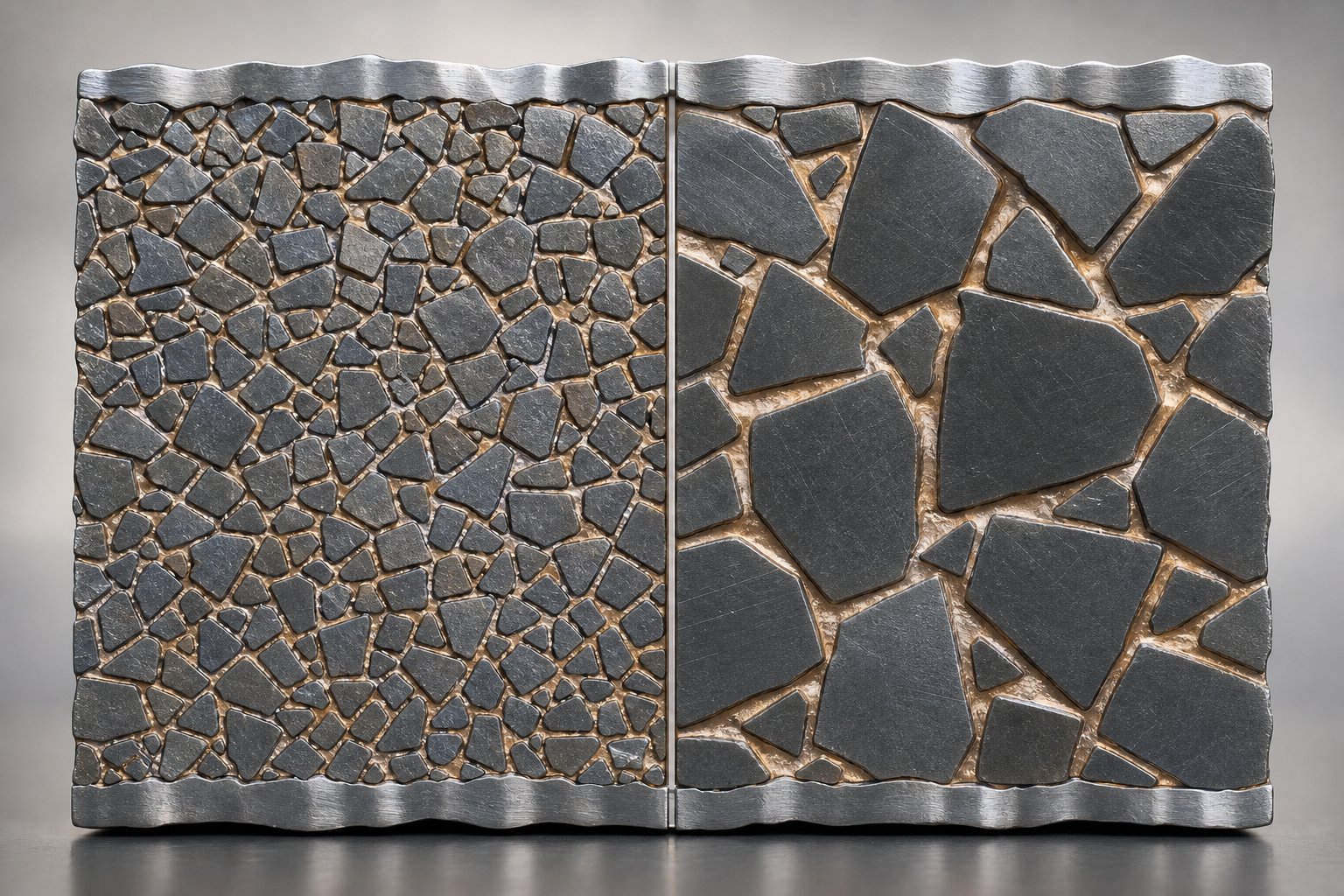 tungsten carbide microstructure comparison showing fine grain versus coarse grain compositions used in different die stations