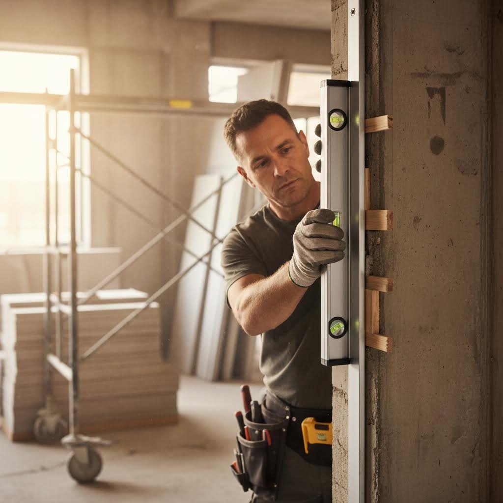 proper shimming and alignment during installation ensures long term door performance and weathertight sealing