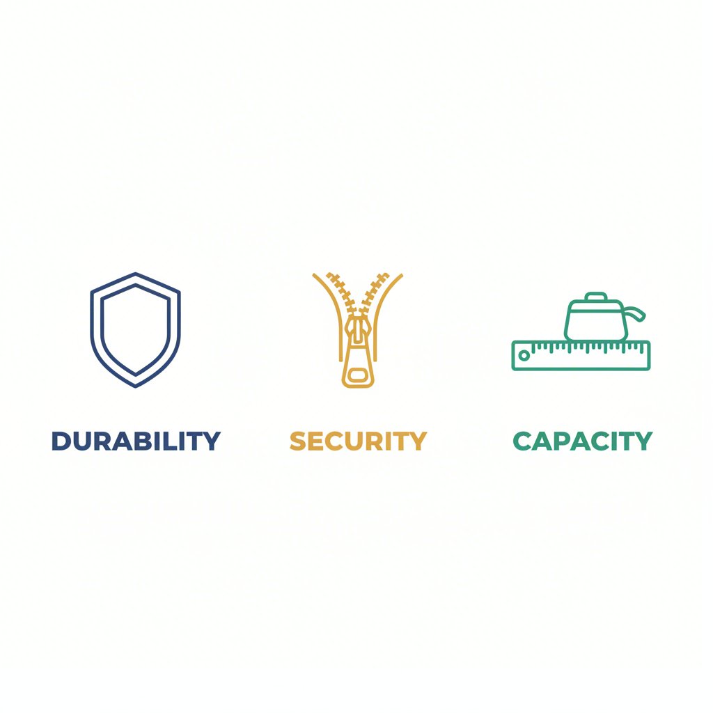 key features to consider when choosing a clear pencil pouch