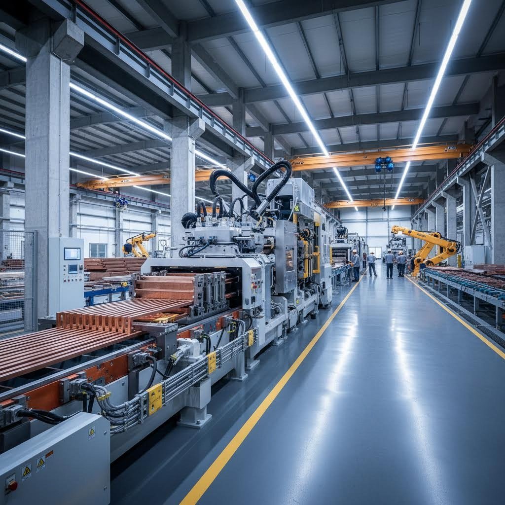 advanced aluminum extrusion facility with integrated processing capabilities for quality anodized profiles