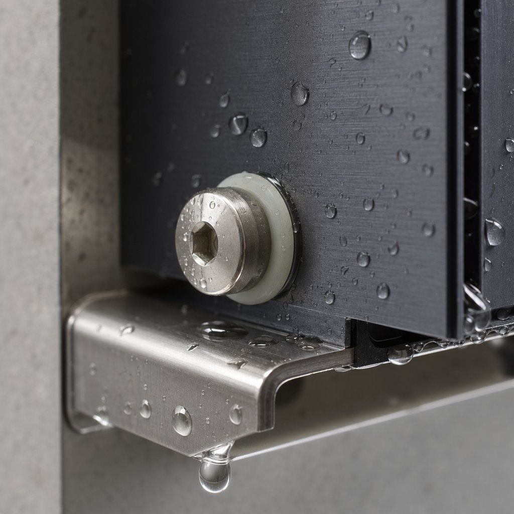 anodized aluminum and stainless steel need isolation in wet joints