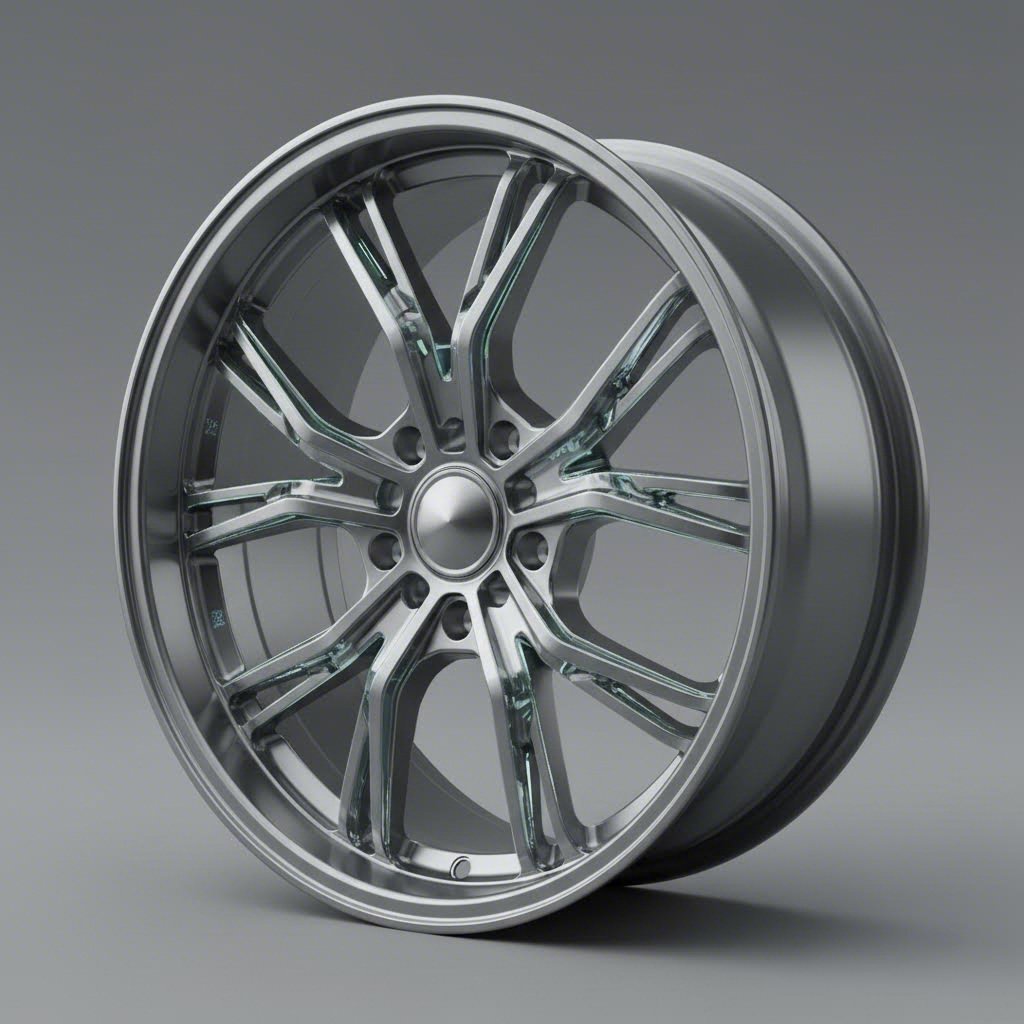 wheel spoke geometry demonstrating strategic mass distribution for optimal rotational performance