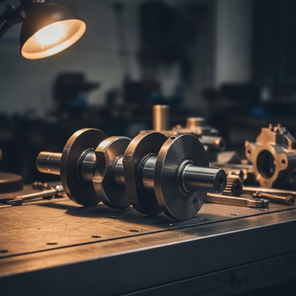 precision machined forged steel crankshaft showcasing the quality construction demanded by high performance engine builds