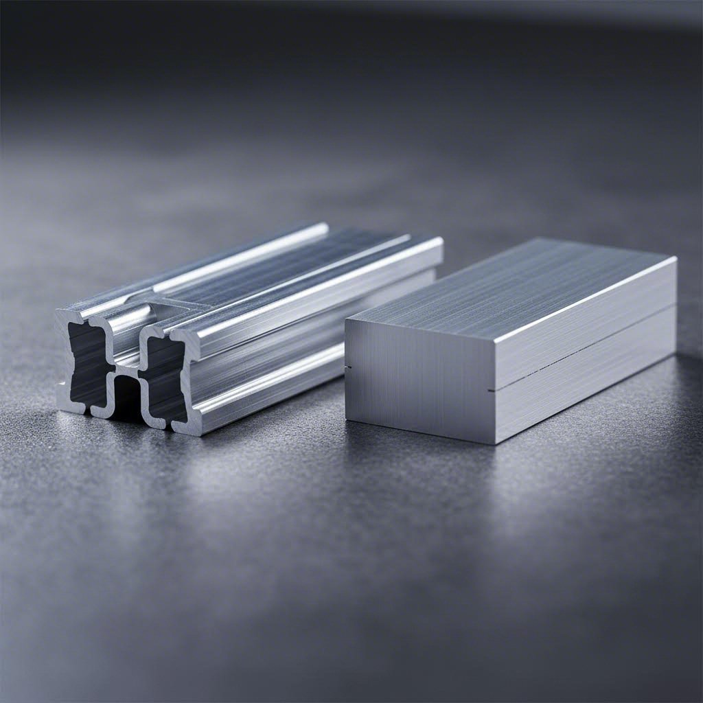 aluminum alloy samples demonstrating different properties for structural versus architectural applications