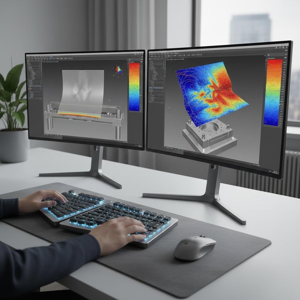 cae simulation software predicting material behavior before physical die fabrication