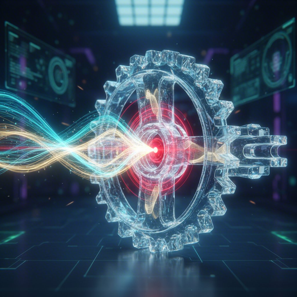 abstract visual representing advanced non destructive testing technology in manufacturing