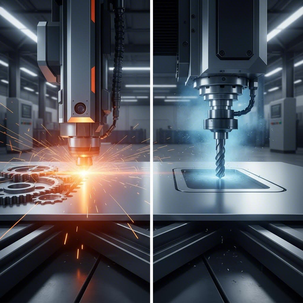 laser cutting versus cnc machining approaches for sheet metal processing