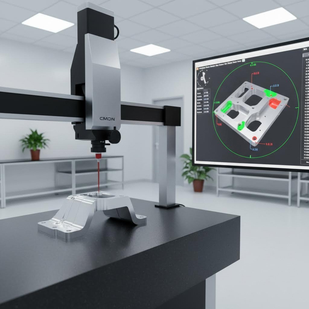cmm inspection ensures stamped components meet precise dimensional specifications