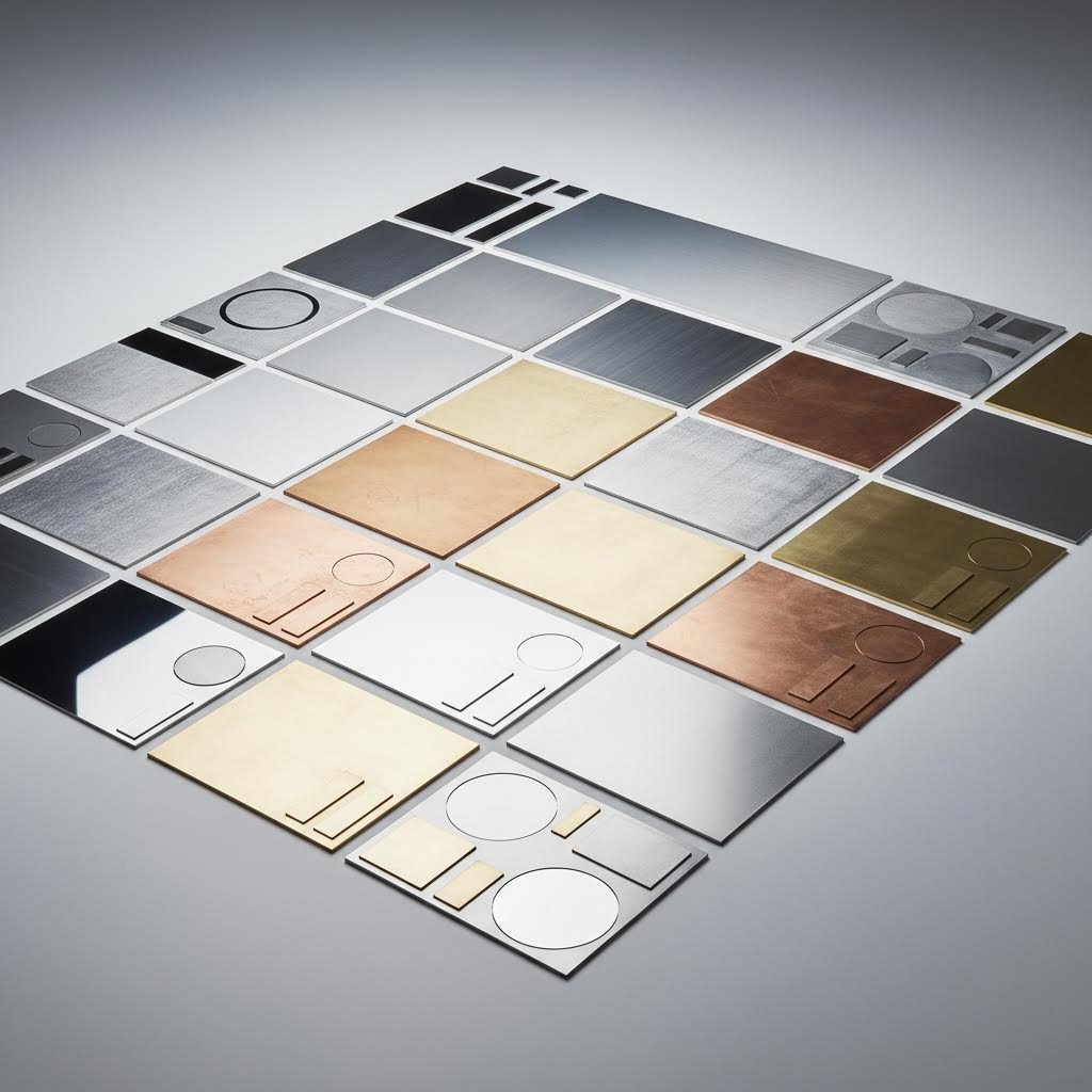 various metals used in die stamping including steel aluminum copper and brass