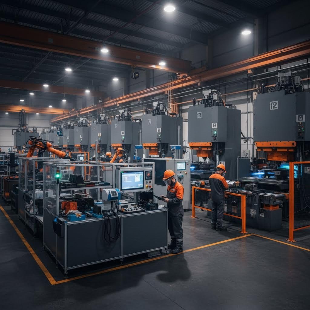 integrated ndt quality control stations within a modern forging production workflow