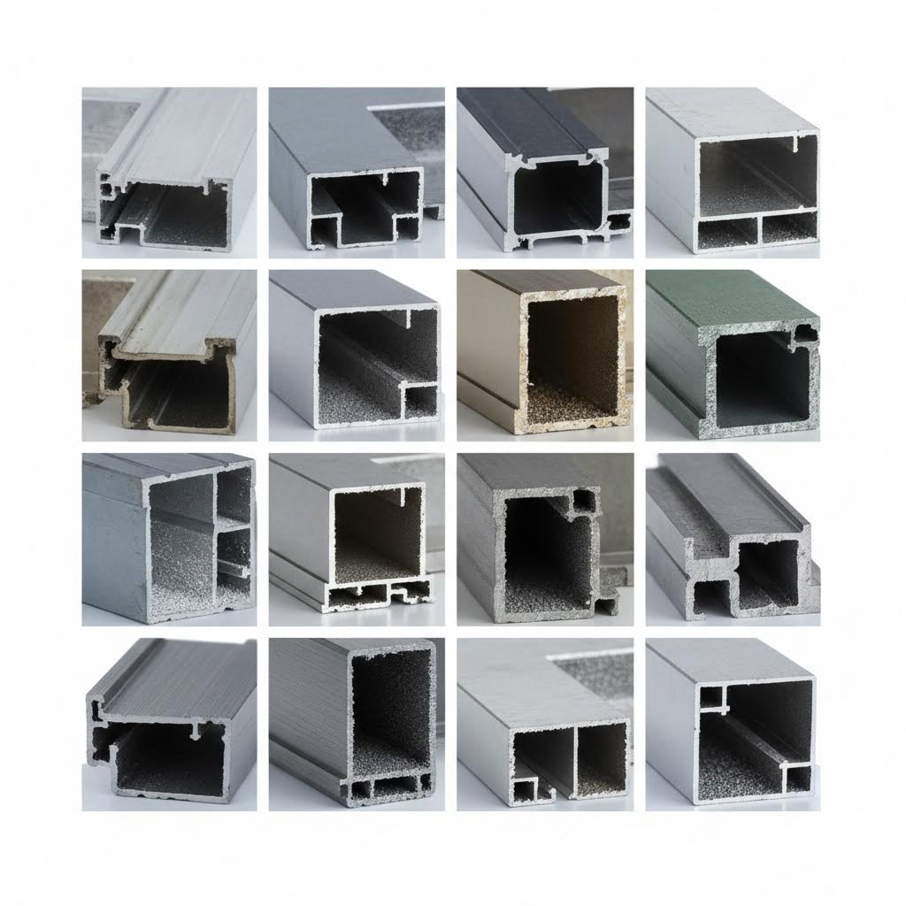 marine grade aluminum alloy samples showing different compositions for boat applications